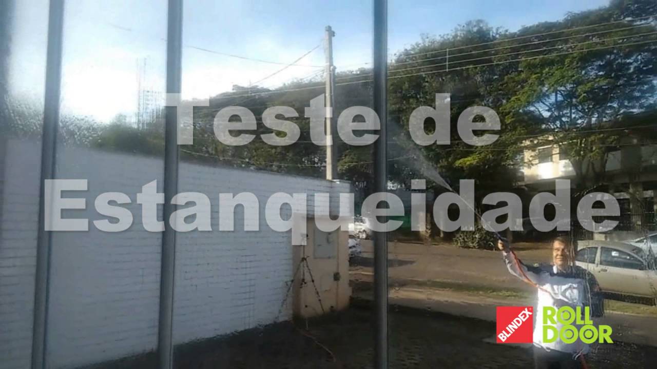 Blindex Roll Door Institucional completo