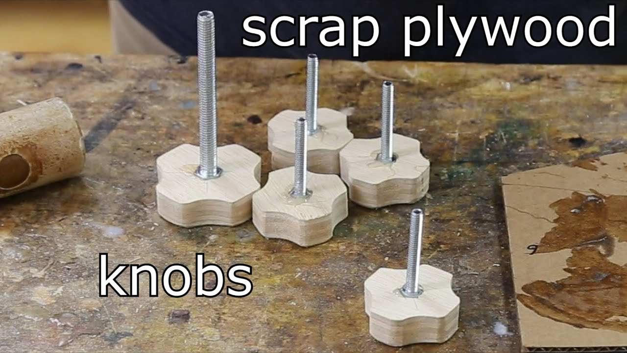 Making quick and easy knobs for woodworking jigs feat: Dr. Frankenhouse