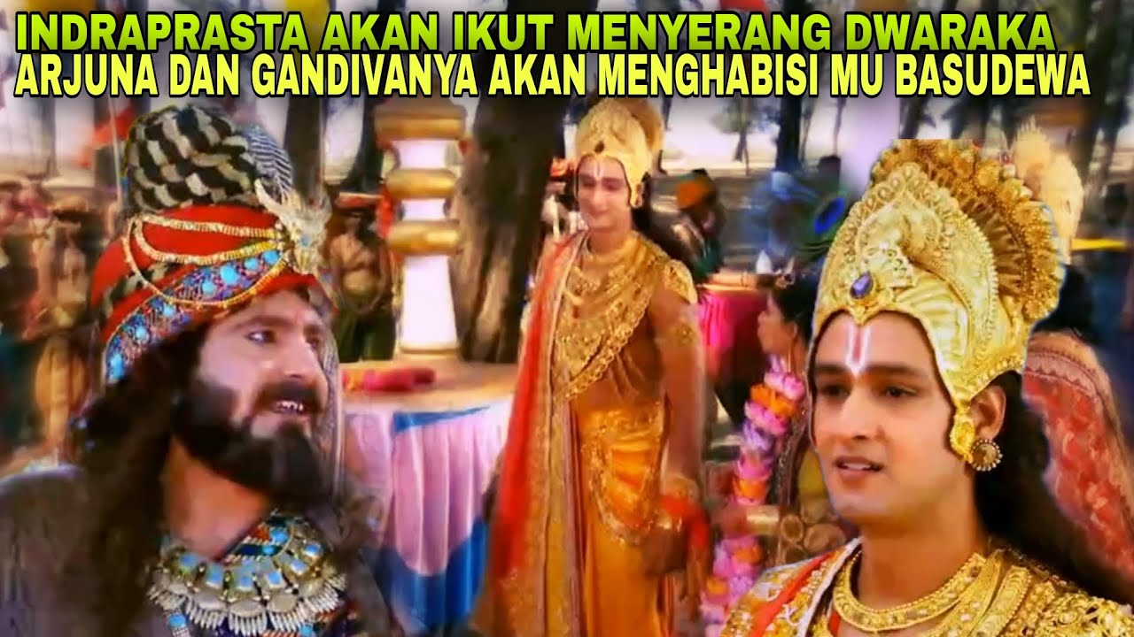 KRISHNA MEMBANTU ARJUNA MENIKAHI SUBADRA || alur cerita film mahabarata