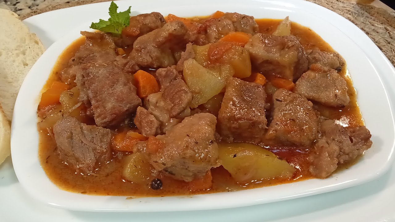 Una receta que nunca falla en mi casa, un guiso de CARNE EN SALSA con un sabor y aroma espectacular 
