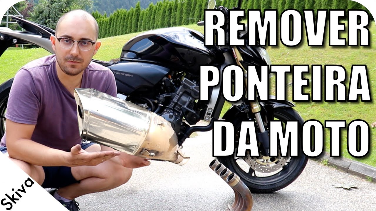 REMOVER PONTEIRA / ESCAPAMENTO DA MOTO | HORNET