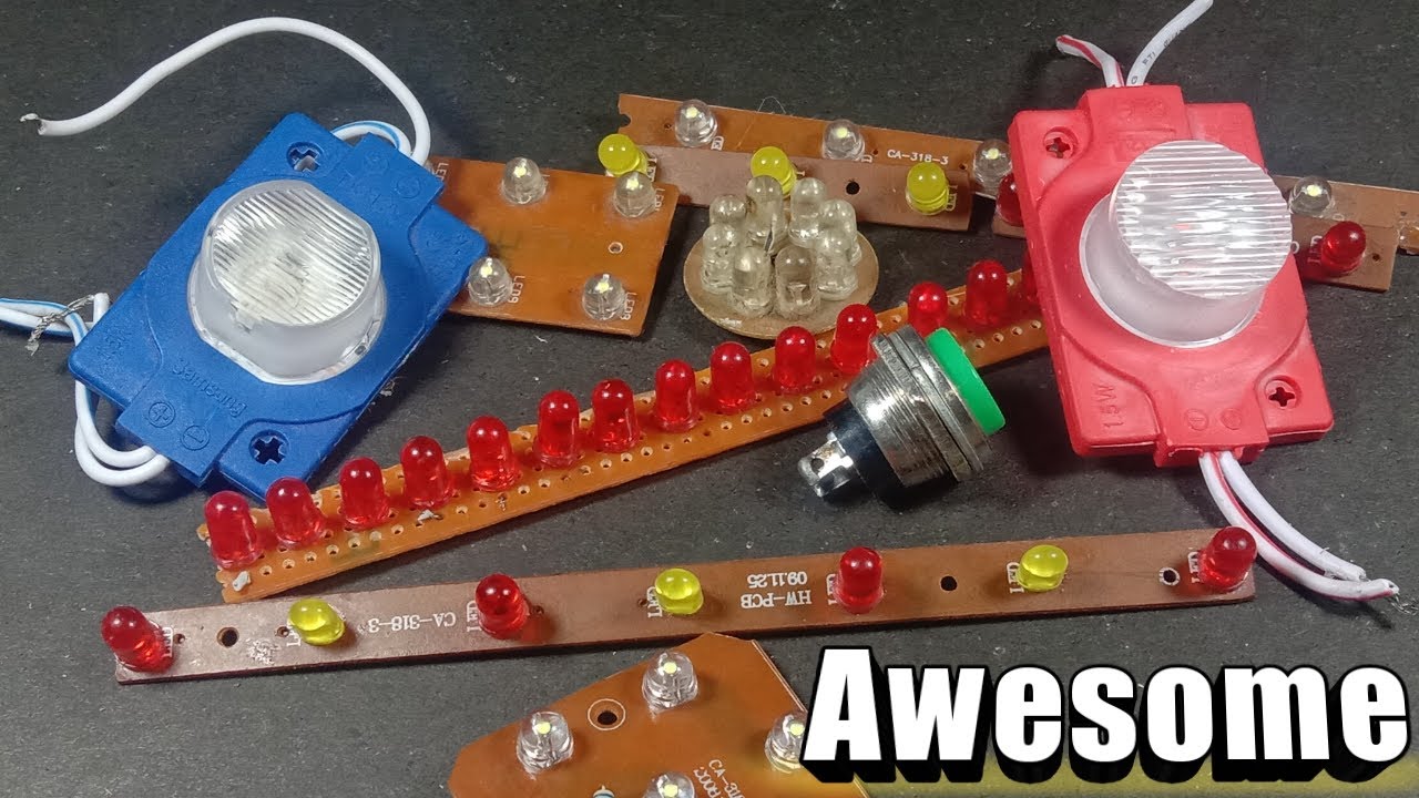 6 Awesome Uses Of Old LED Light _ LED LIFE HACKS -- LED TIP