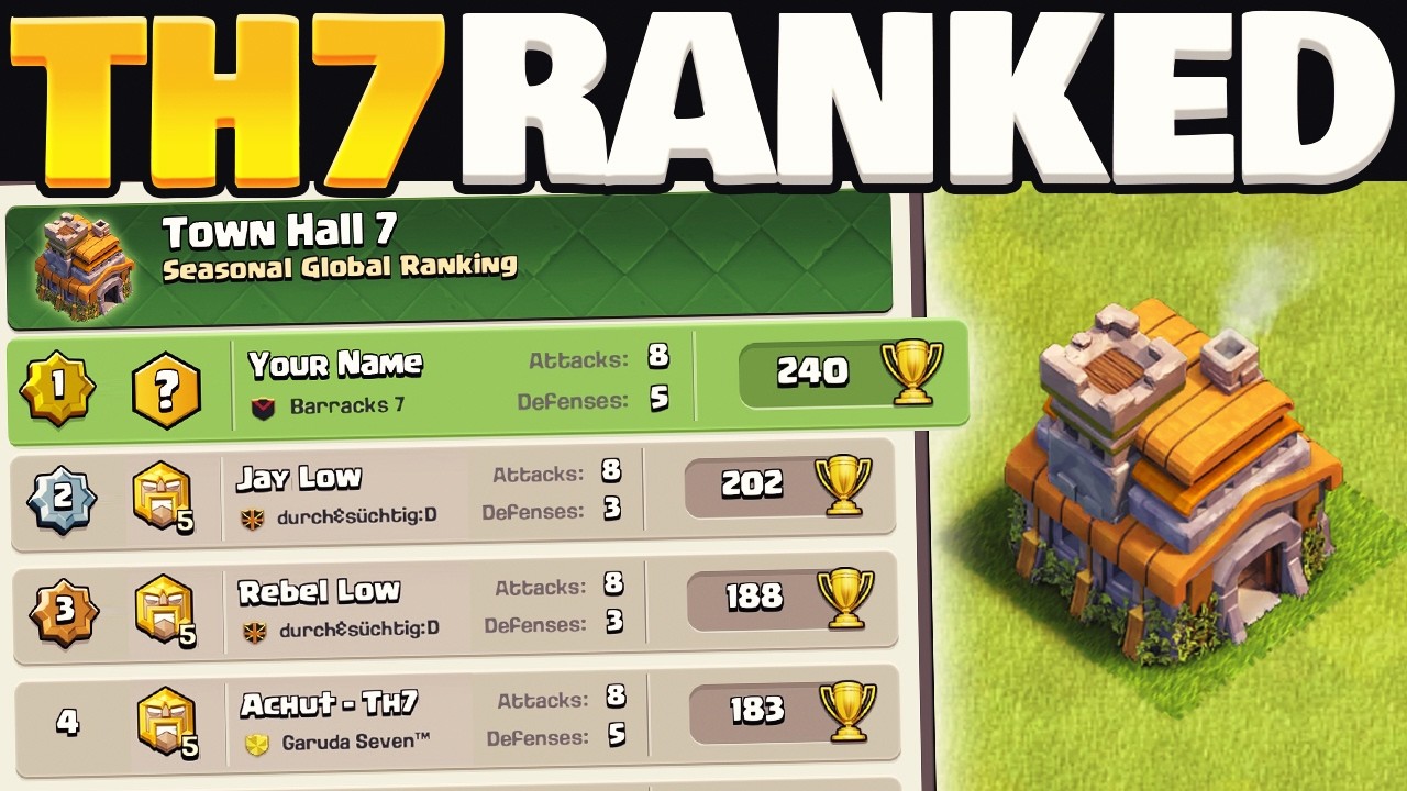 TH7 Ranked Pushing in a Nutshell (Clash of Clans)