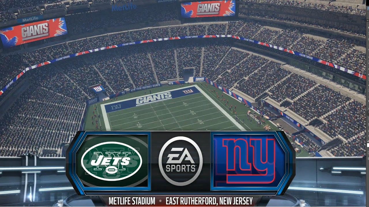 Madden NFL 16 - New York Jets vs New York Giants Gameplay [ HD ]