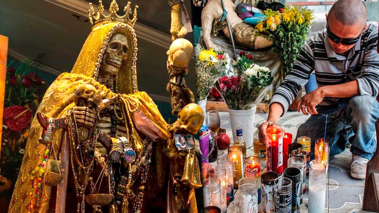 Así son las iglesias de la ''Santa Muerte''