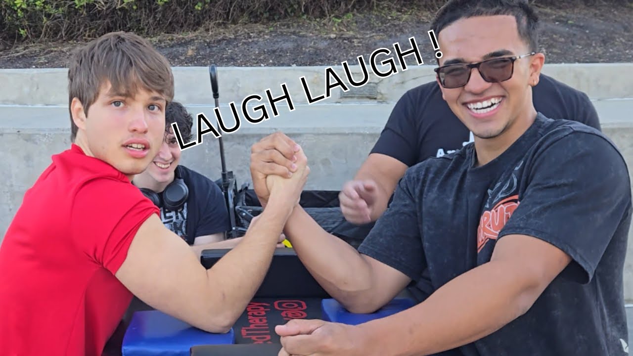 ArmWrestling w/ Random People In the Streets