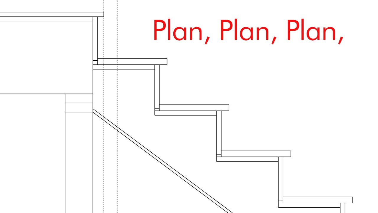 Planning and Drawing Stair Sections