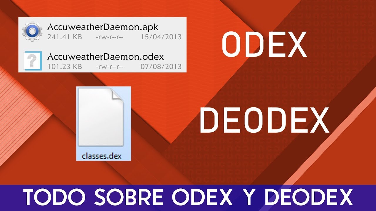 Todo sobre Odex y Deodex | Andro UY
