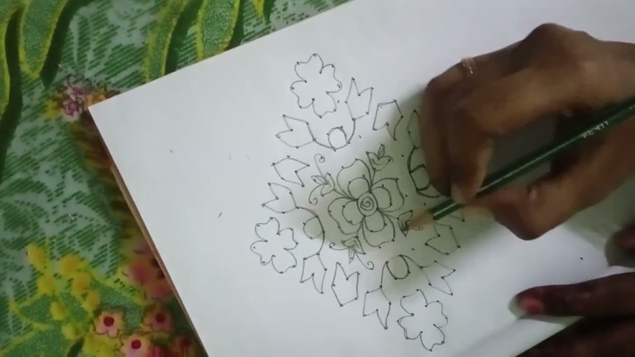 #telugurangoli 💕18 to 2dots