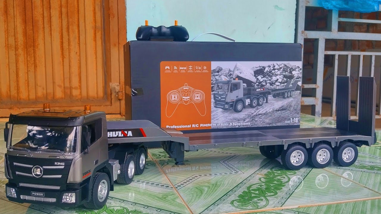 Rc Unboxing truck huina 13 18#rcmodei82