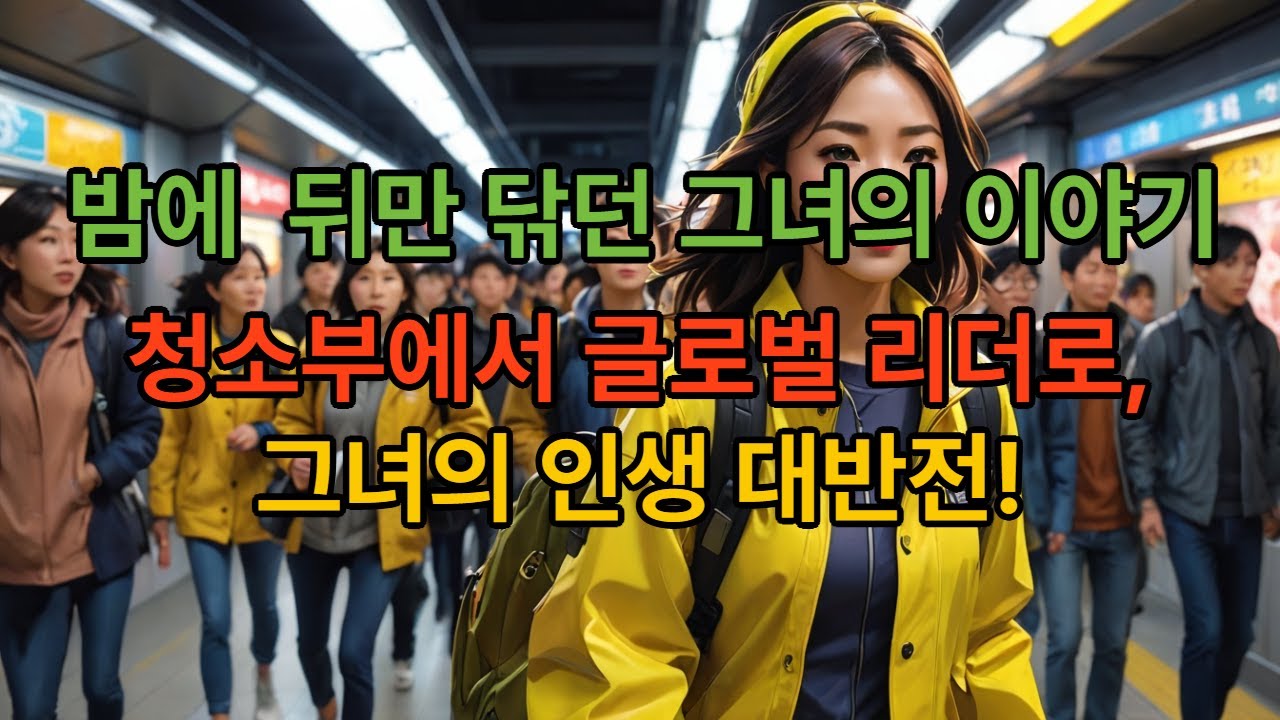 밤을 닦던 그녀의 반전이야기