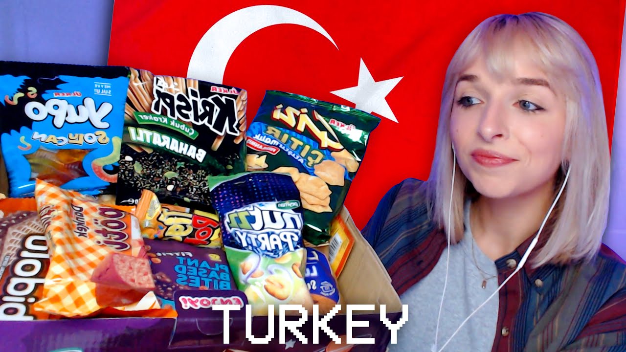 trying Turkish snacks and candy 🇹🇷
