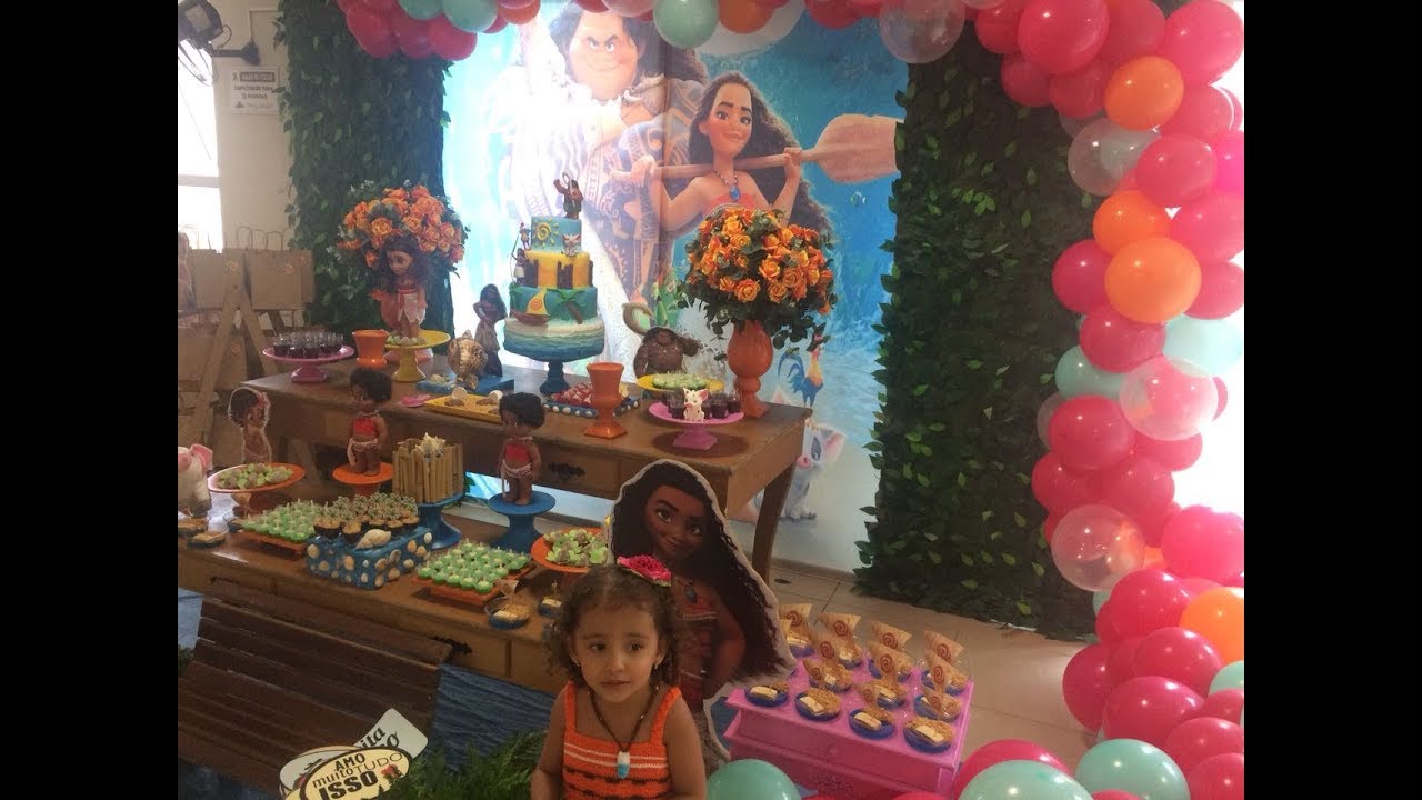 Festa Moana, 3 anos da Laura!