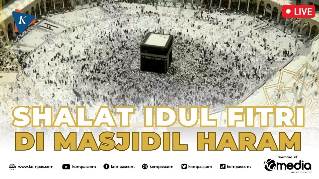 BREAKING NEWS - Suasana Shalat Idul Fitri 1447 H di Masjidil Haram Mekkah