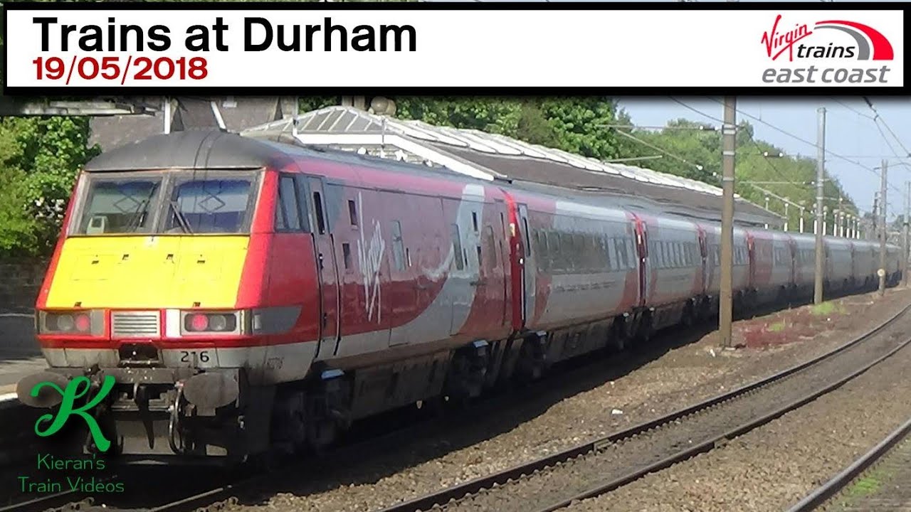 Trains at Durham, ECML - 19/5/18