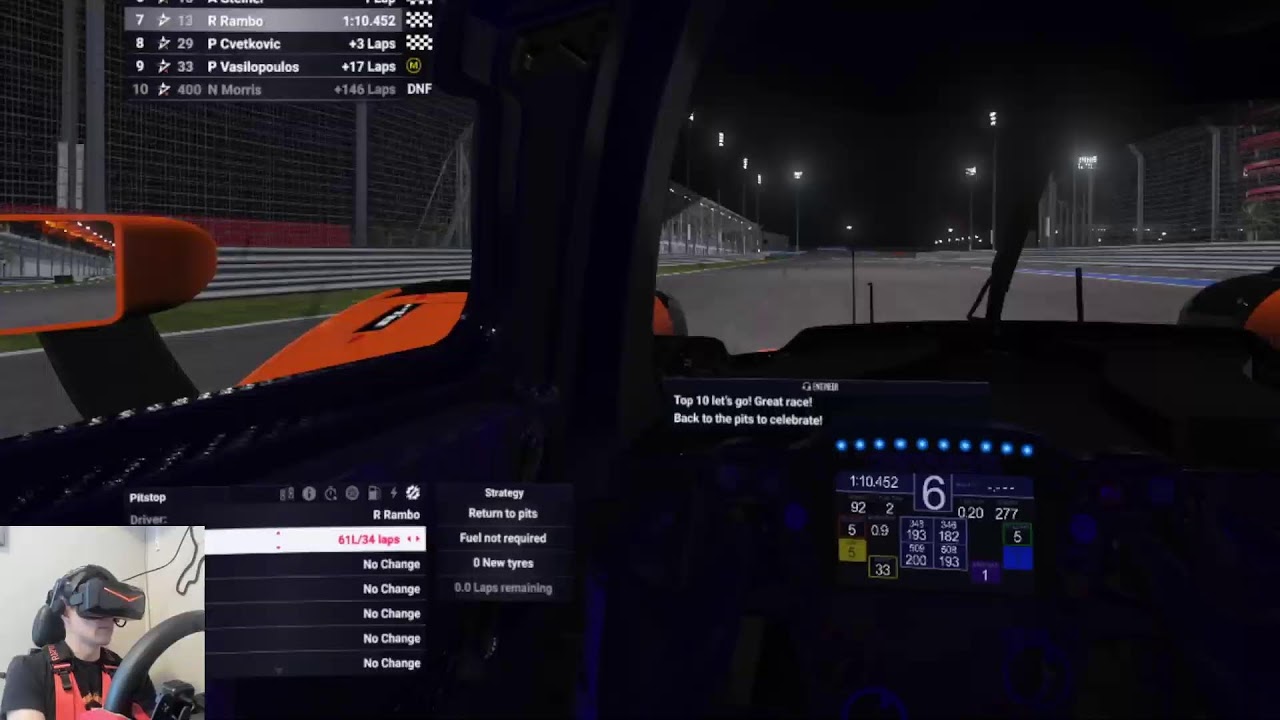 LMU LMP2 Oreca07 SATURDAY 1000CET P10m Q15m R4h Bahrain outher circuit.
