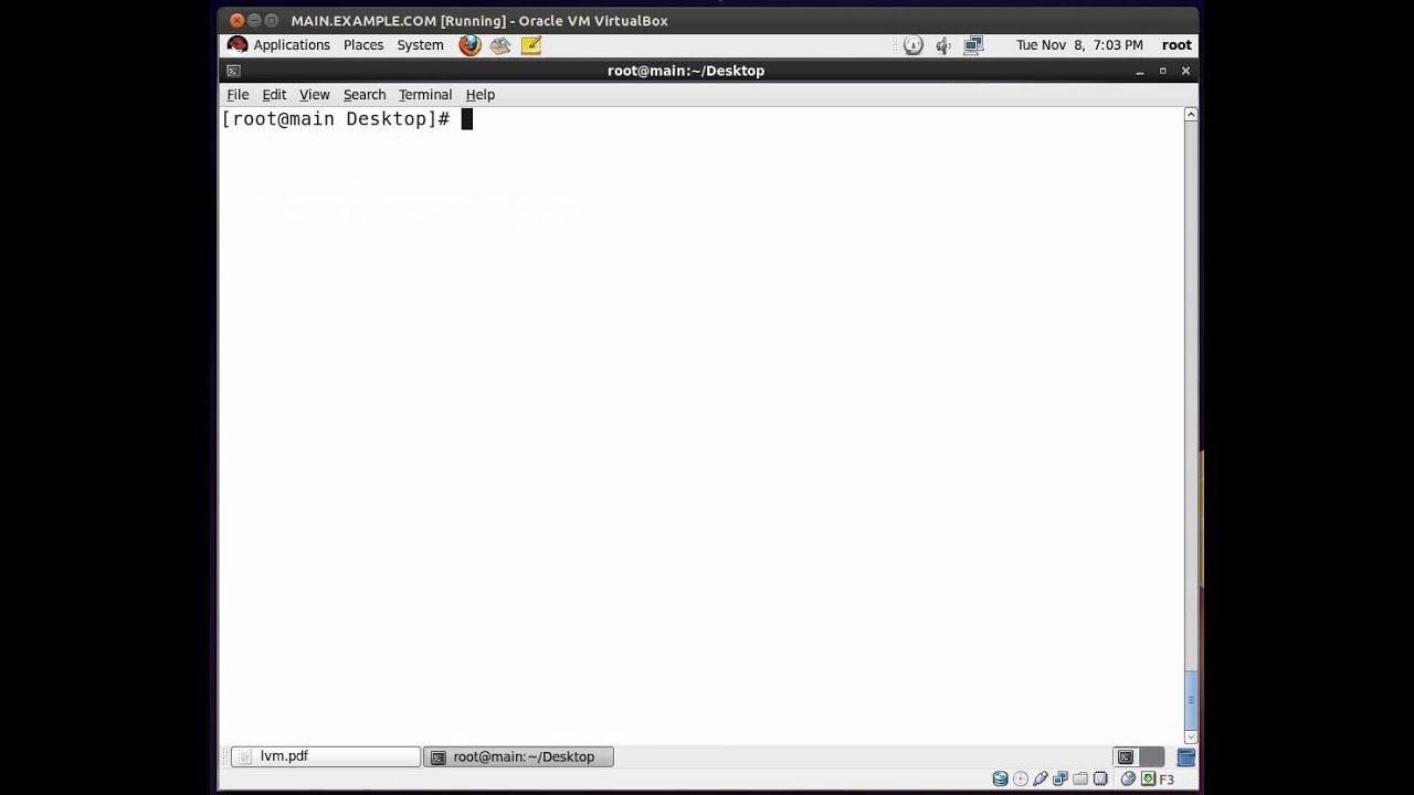Creating and extending a LVM volume on RHEL 6