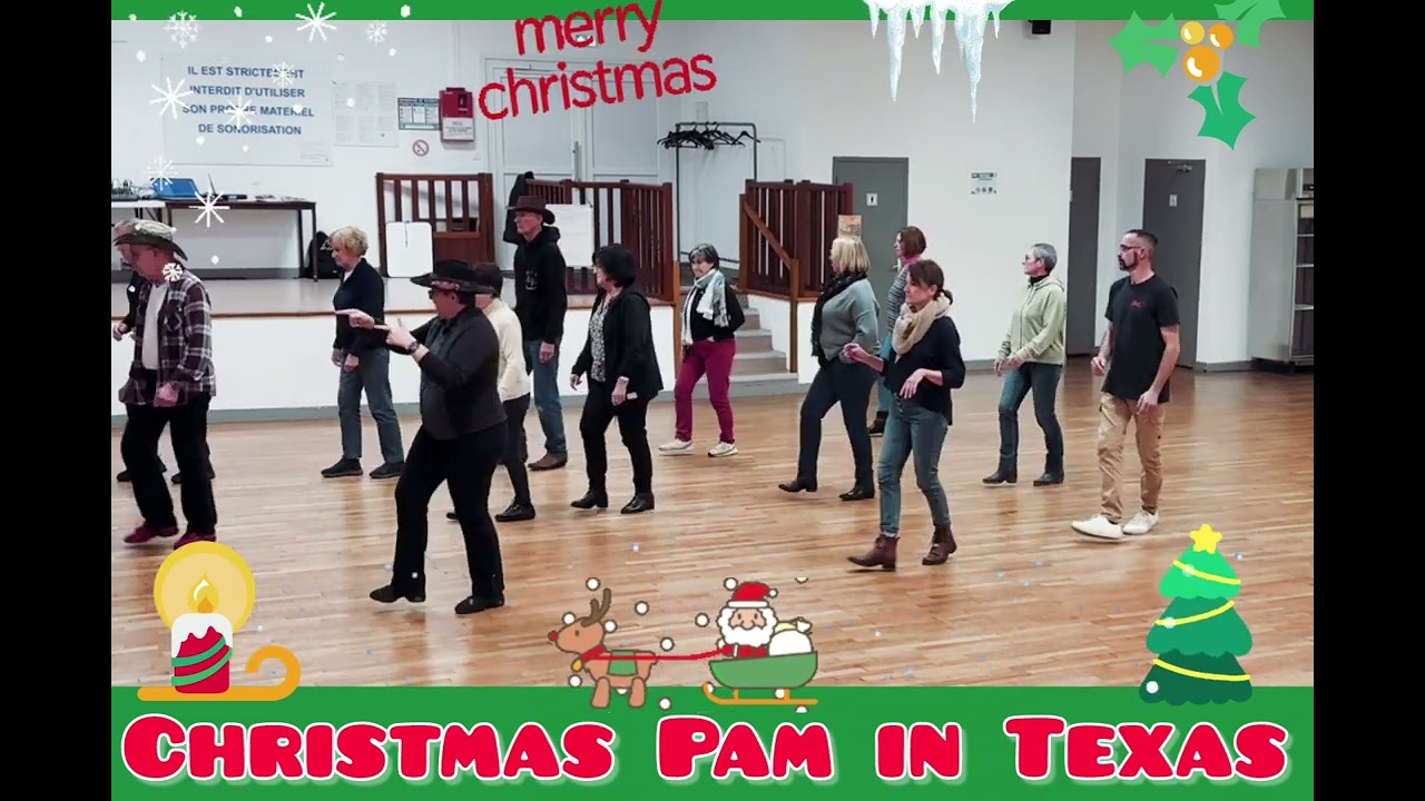 Christmas Pam in Texas - demo WCD d'Hennebont - country line dance 