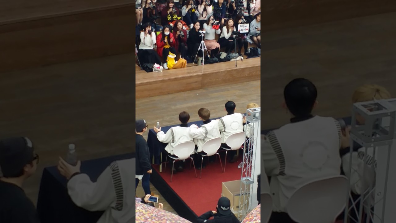 161218 SEVENTEEN 세븐틴 簽名會 in 三成COEX 95line 美麗的背影