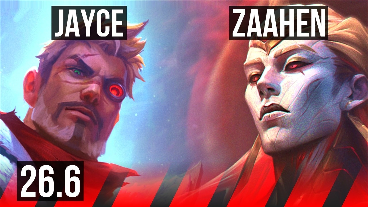 JAYCE vs ZAAHEN (TOP) | 44K damage | BR Grandmaster | 26.6