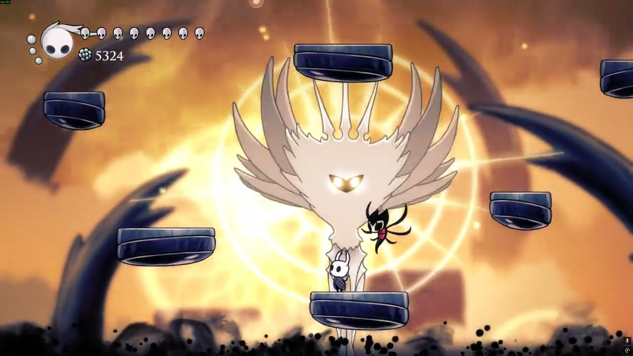 Hollow Knight Licht Motte End Boss Kampf