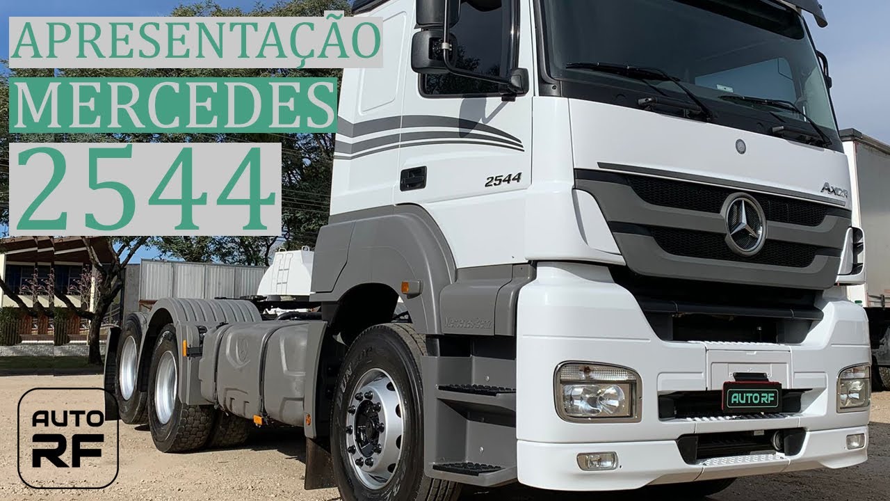 APRESENTAÇÃO E DETALHES MERCEDES BENZ 2544 ANO 2020 TRAÇÃO 6X2 AUTORF CAMINHÕES E CARRETAS CURITIBA