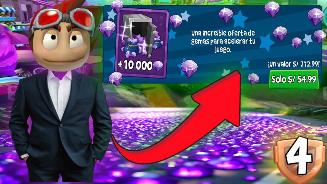 🤑 COMPRE UNA OFERTA MILLONARIA de GEMAS - BB RACING 2 🤑