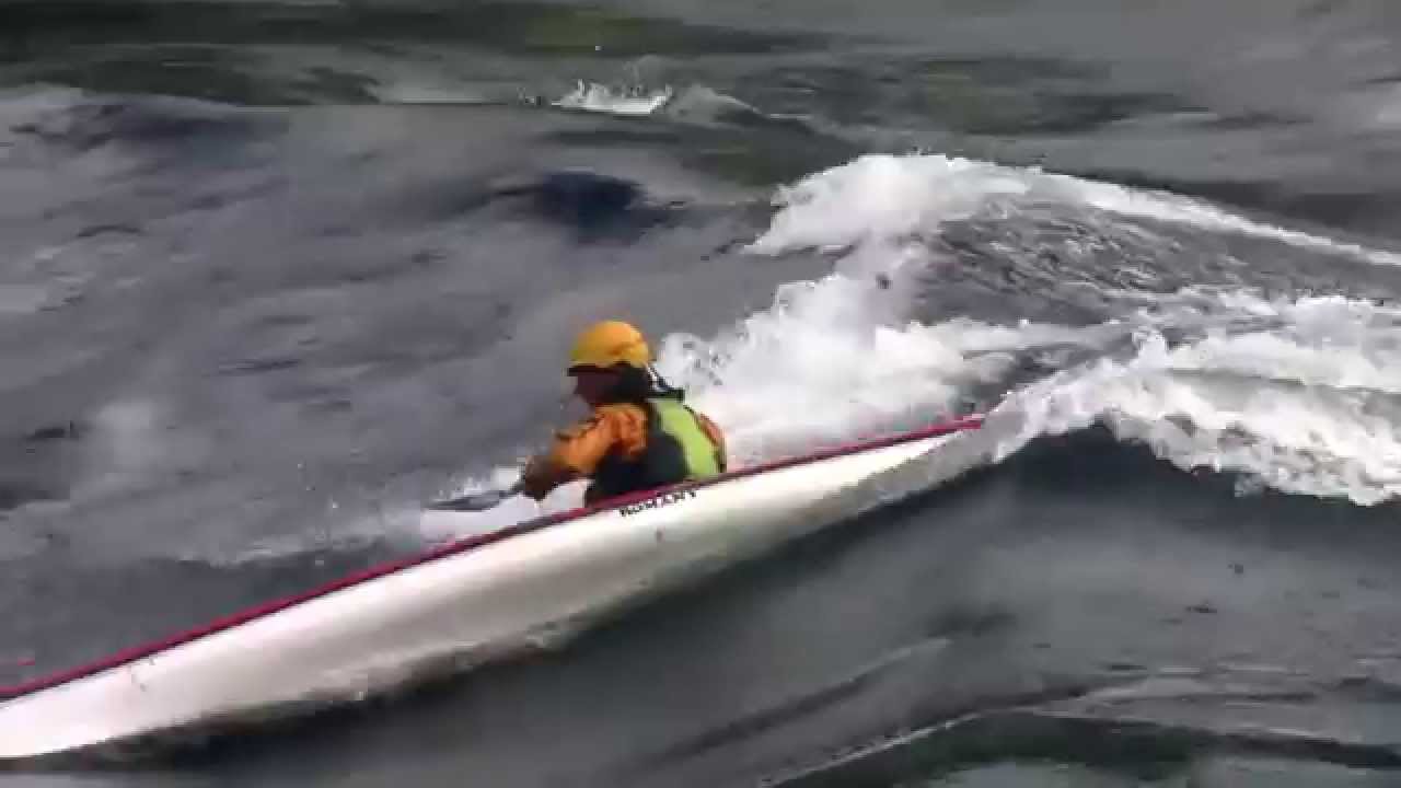 Surfing at Skookumchuck Narrows
