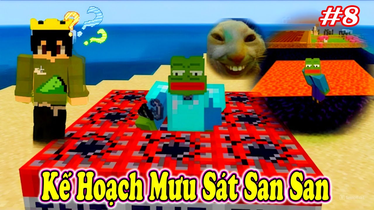 Tổng Hợp Thế Giới Mc Siêu Bất Ổn Tập 8 | Kế Hoạch Mưu Sát San San #minecraft #LongKaEntertainment