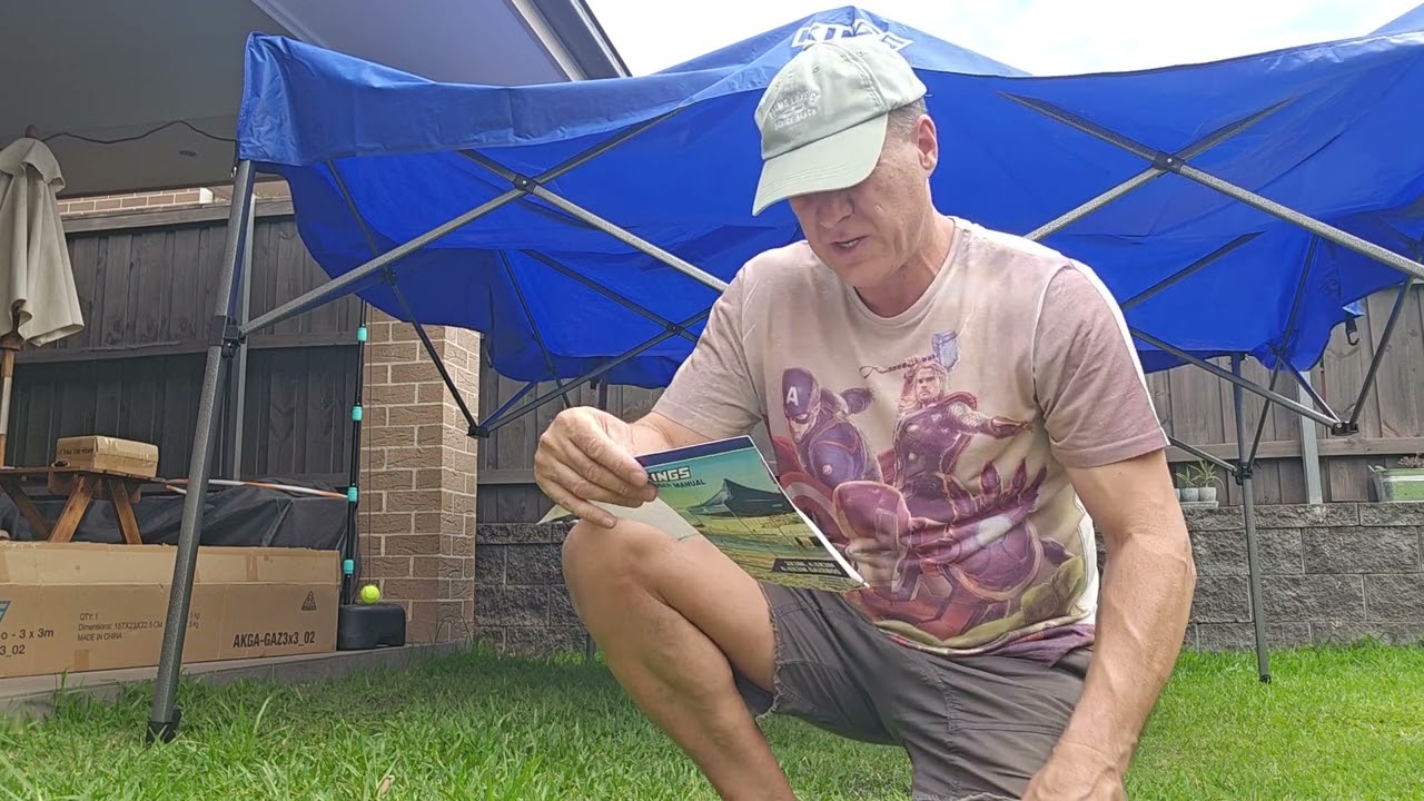 KINGS 3X3M GAZEBO UNBOXING AND SETUP