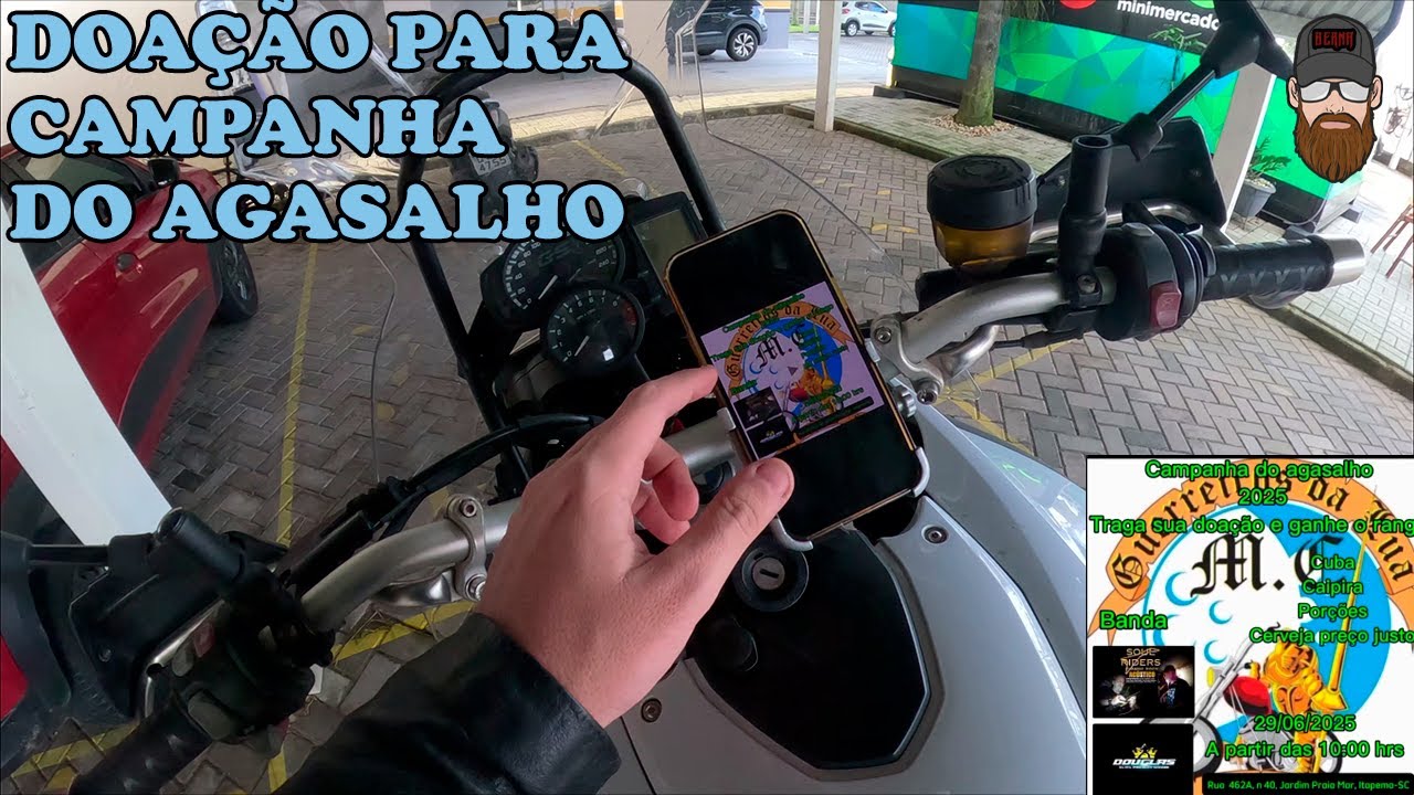 CAMPANHA DO AGASALHO, dos GUERREIROS DA LUA M.C. DE ITAPEMA/SC