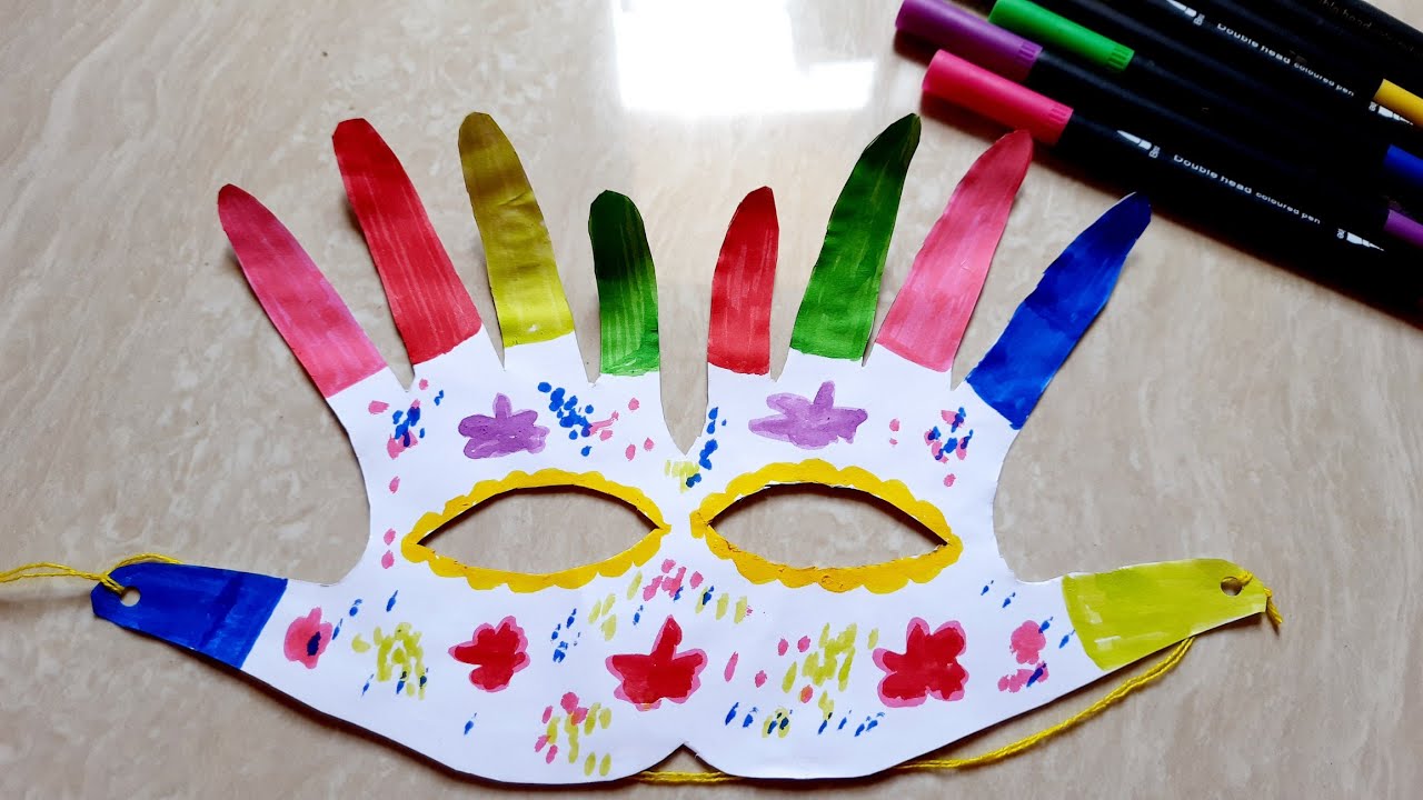 Holi Special Mask for Children | DIY Mask for Holi