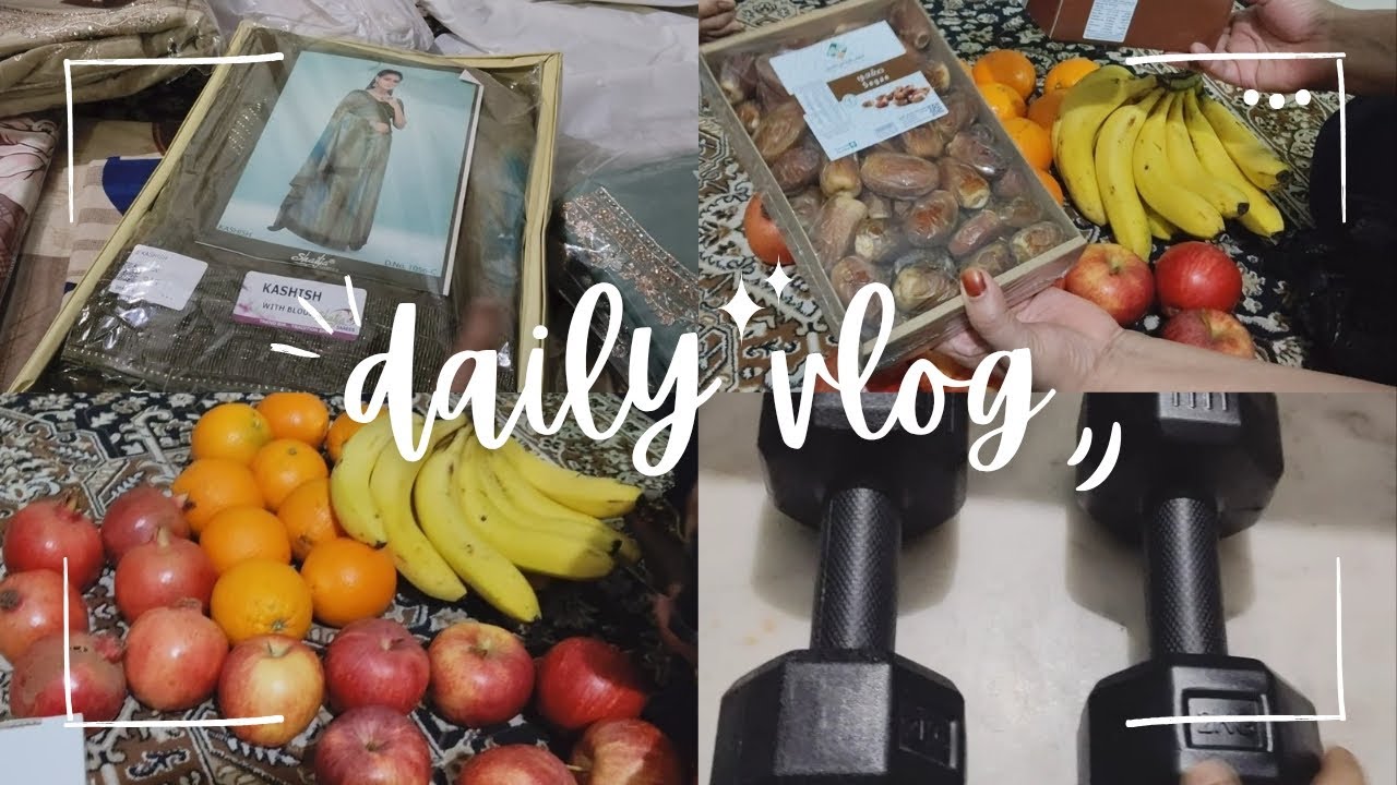Mahe Ramzan mubarak | Fruits shopping | Di mangaye dumbles | kaseera Fathima | vlog