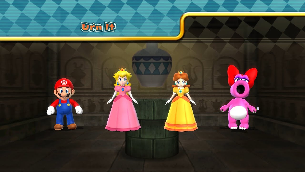 Mario Party 9 - Mario Vs. Peach Vs. Daisy Vs. Birdo | Step It Up