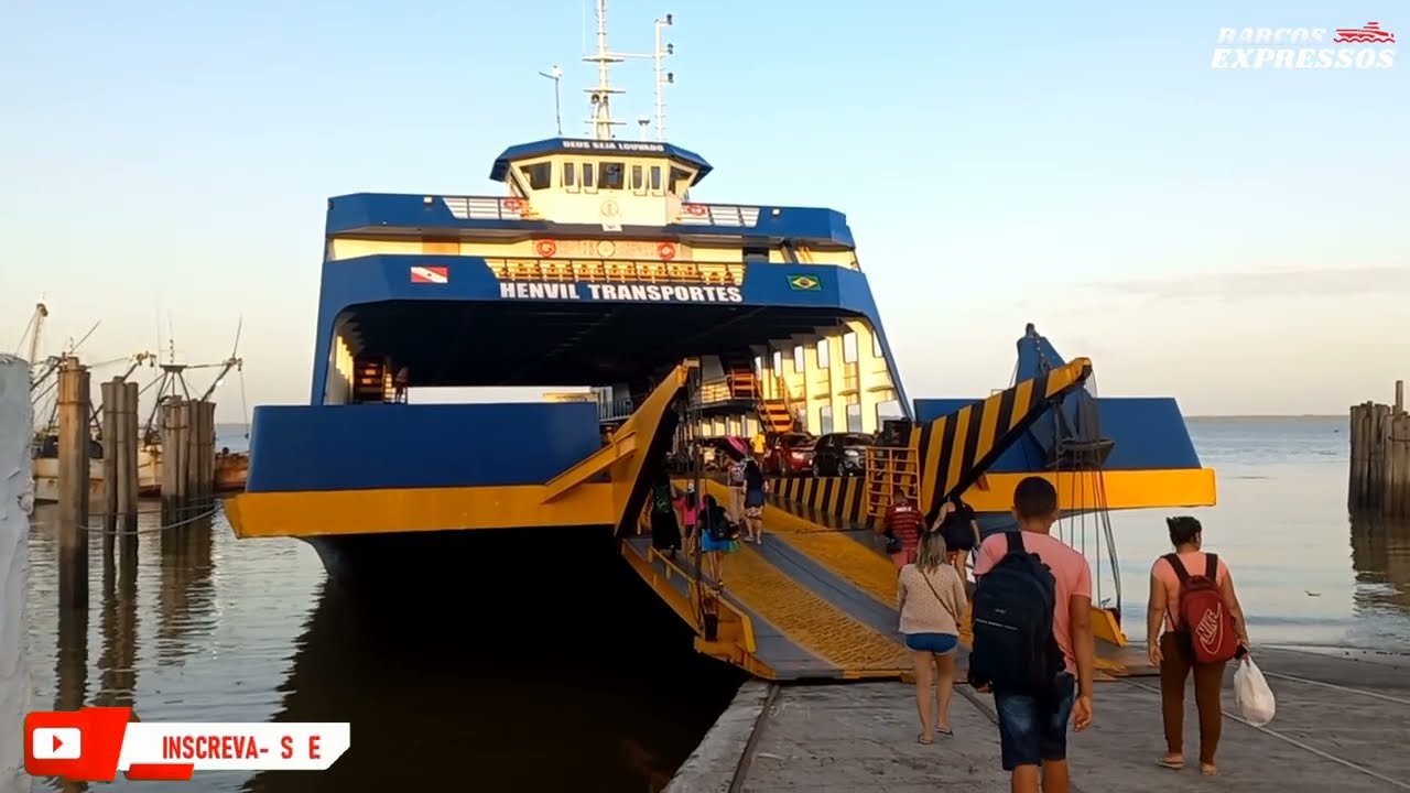 VIAGEM NO FERRYBOAT HENVIL I - O MAIOR DO BRASIL
