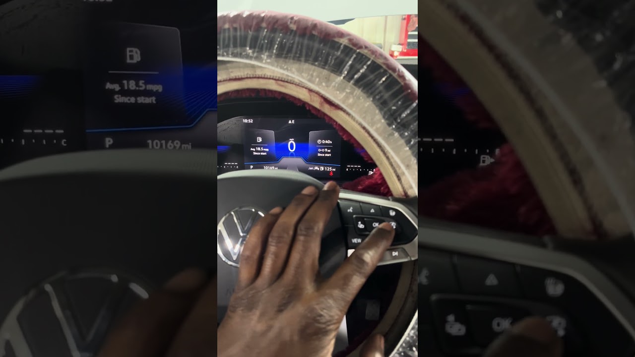 How to reset oil life on a 2024 Volkswagen Taos #volkswagen #carpart