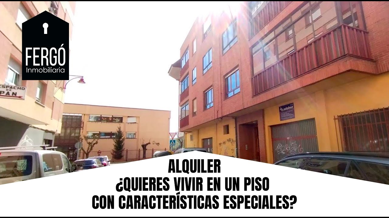 ALQUILADO - ALQUILER PISO DE 3HAB Y 2 BAÑOS EN BARRIO DEL EJIDO EN LEÓN ESPAÑA
