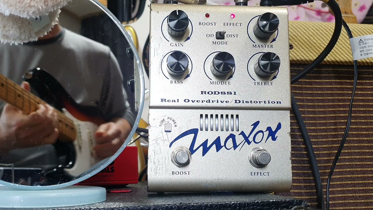 ROD881 Real Overdrive/Distortion(maxon)+Fender 1969 Journeyman Relic Guitar+Fender Blues Deluxe Amp