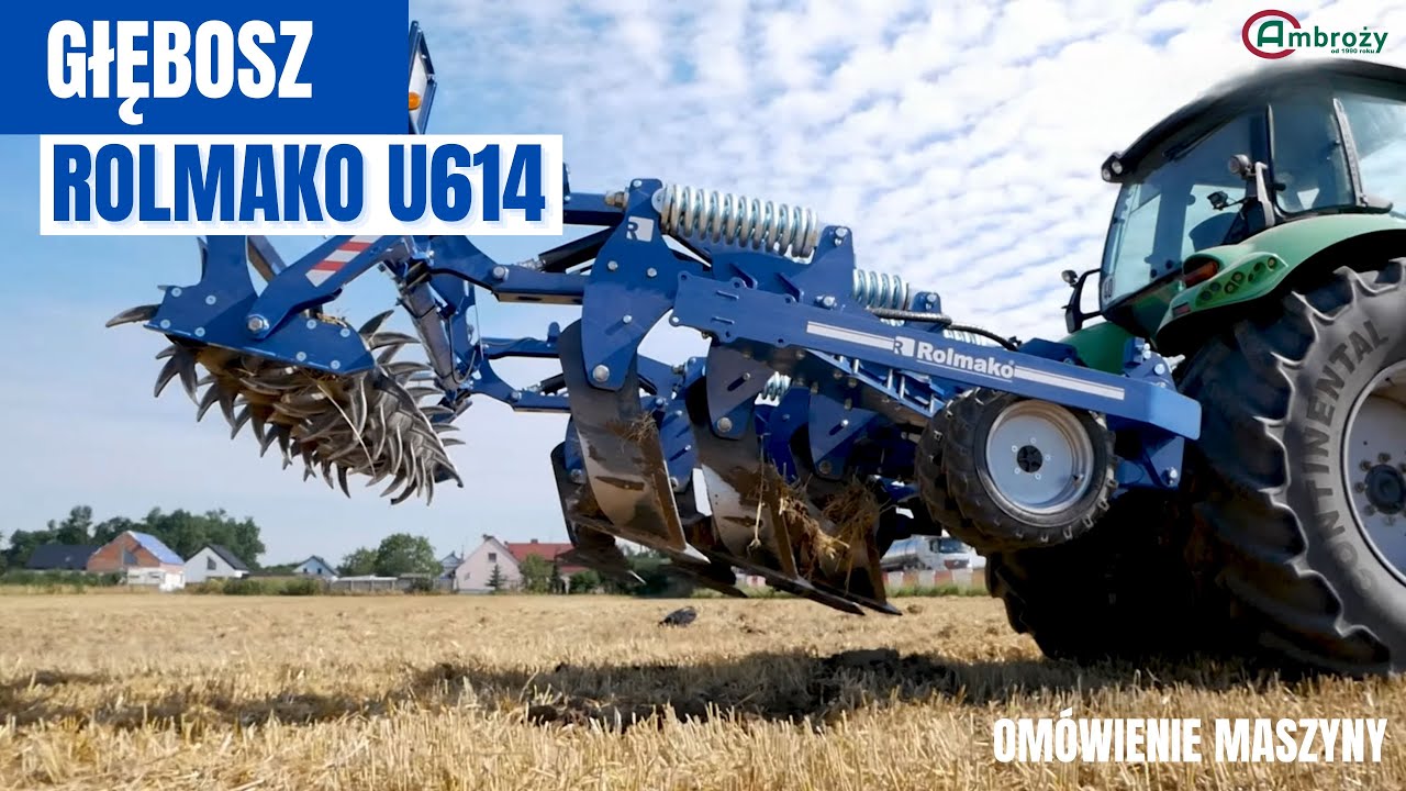 Głęboszowanie - operacja której nie można ominąć! ROLMAKO U614. Omówienie maszyny