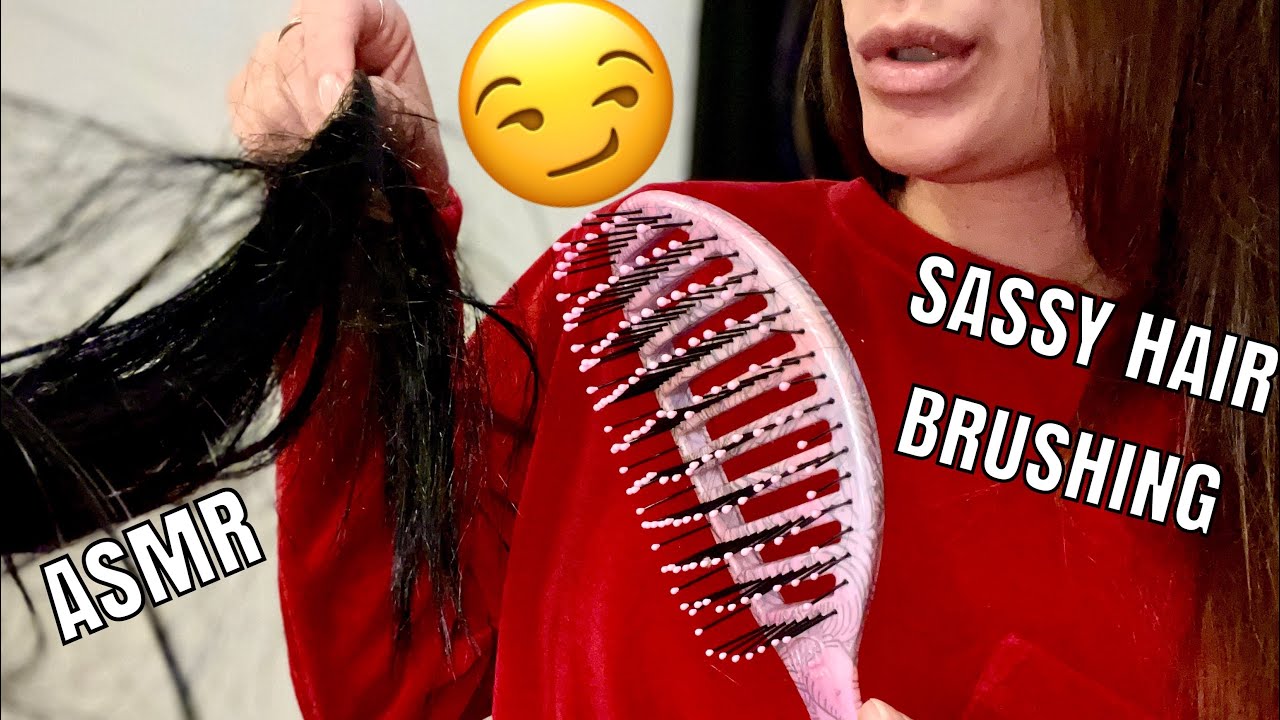SASSY SELENA 😏 Brushes your hair ~ ASMR