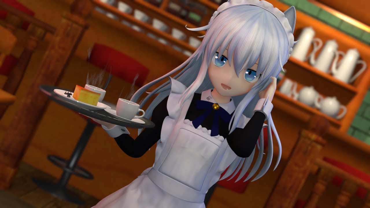 【MMD艦これ】 響 Hibiki 「恋愛カフェテリア / Love Cafeteria」 4k