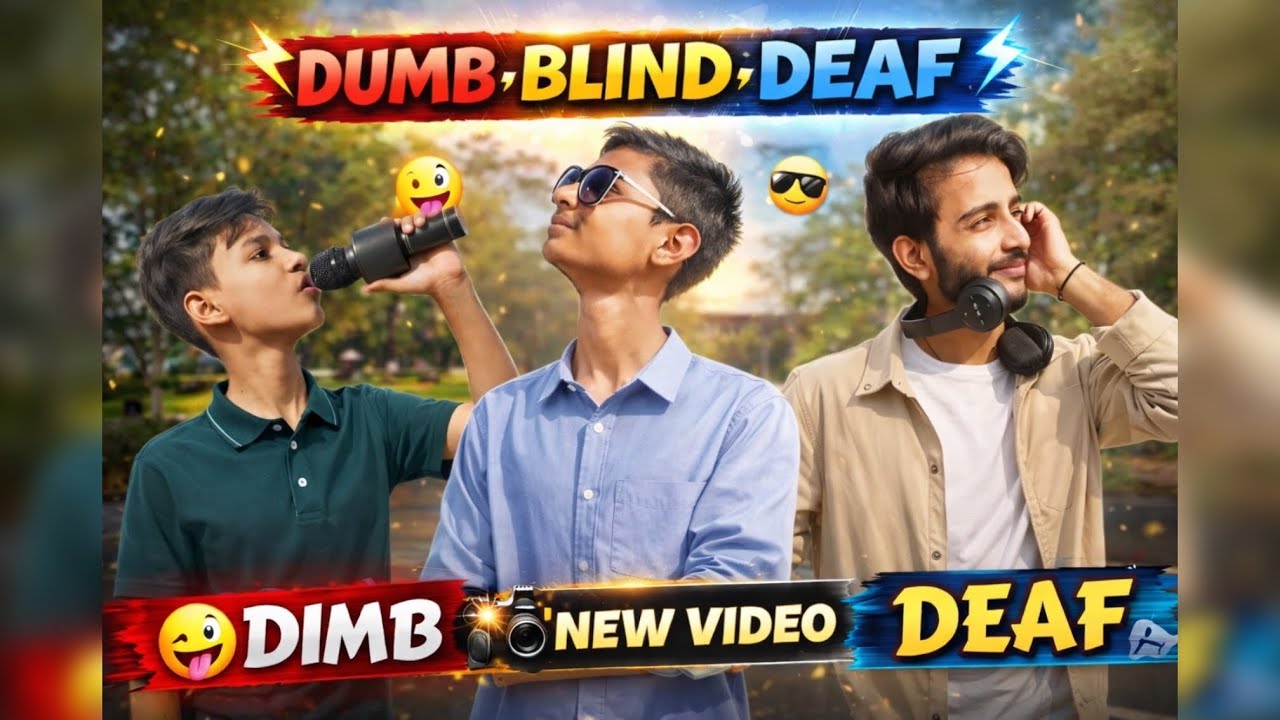 DUMB BLIND DEAF | @hamzburnie @Round2hell