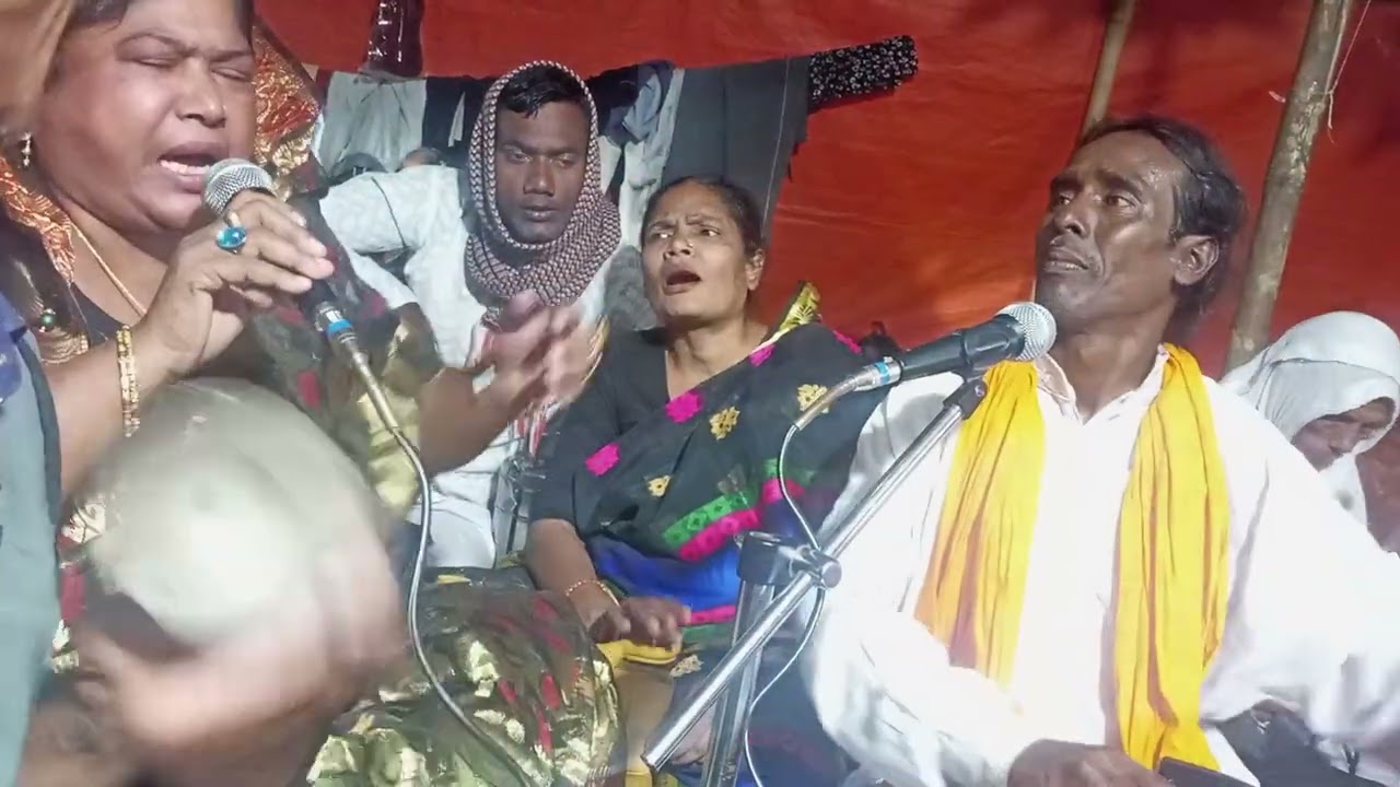 নুরালাপুর মেলা ধামাইল গান গাচ্ছে আলমগীর বাউল বয়াতি