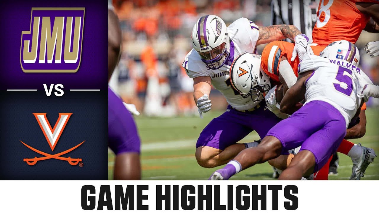 James Madison vs. Virginia Game Highlights | 2023 ACC Football