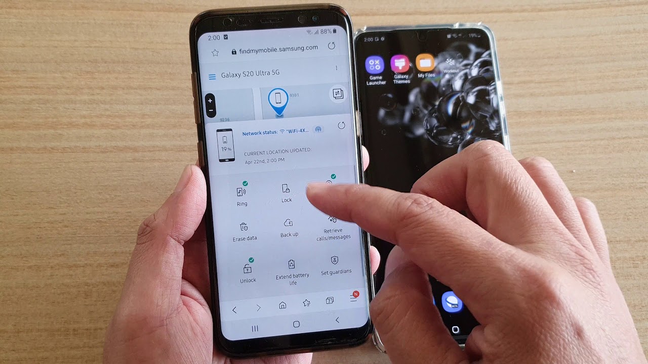 Galaxy S20/S20+: Remotely Lock Your Lost Phone and Set Contact Info
