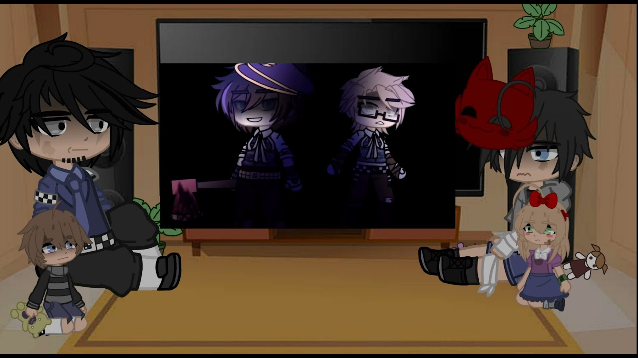 Past afton family react to future [william afton](FNaF)