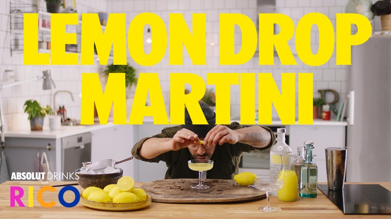 How To Make A Lemon Drop Martini | Absolut Drinks With Rico