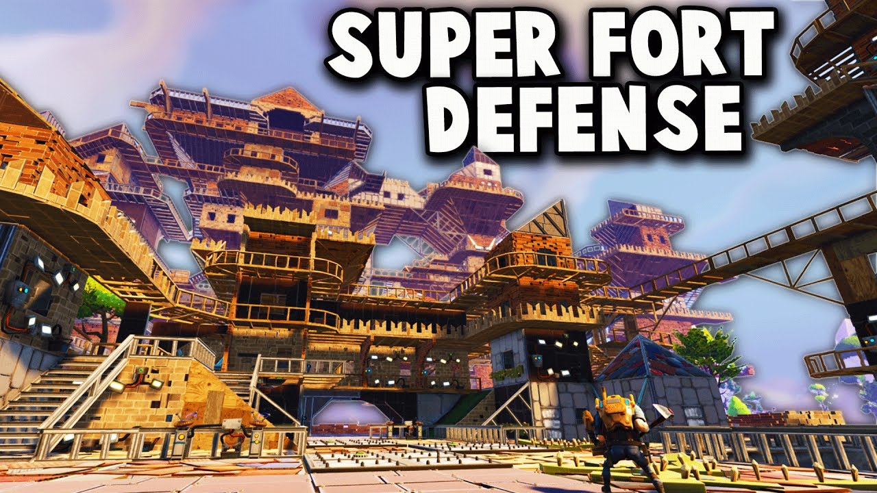 ZOMBIE Herd vs SUPER FORT! (Fortnite Multiplayer Gameplay Part 2 - Fortnite Fort Defense!)