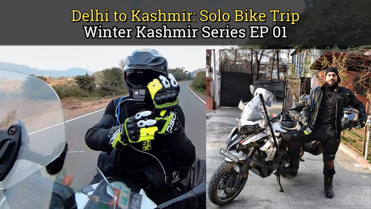 Delhi to Srinagar: 1000 Kms in 1 Day on Benelli TRK 502 X | Winter Kashmir Solo Trip: EP01