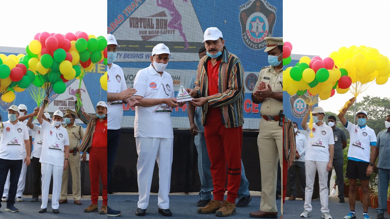 VIRTUAL RUN ROAD SAFETY PROGRAM/ HYDERABAD TRAFFIC POLICE/PHOTO ALBUM/PRO HYDERABADPOLICE